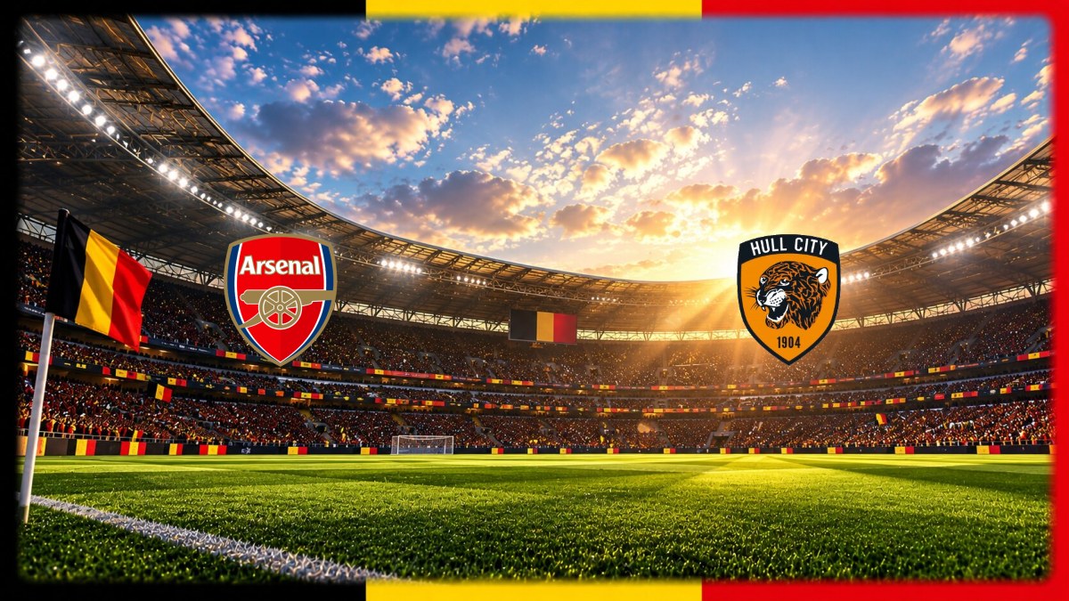 Arsenal - Hull City wedstrijdbeeld