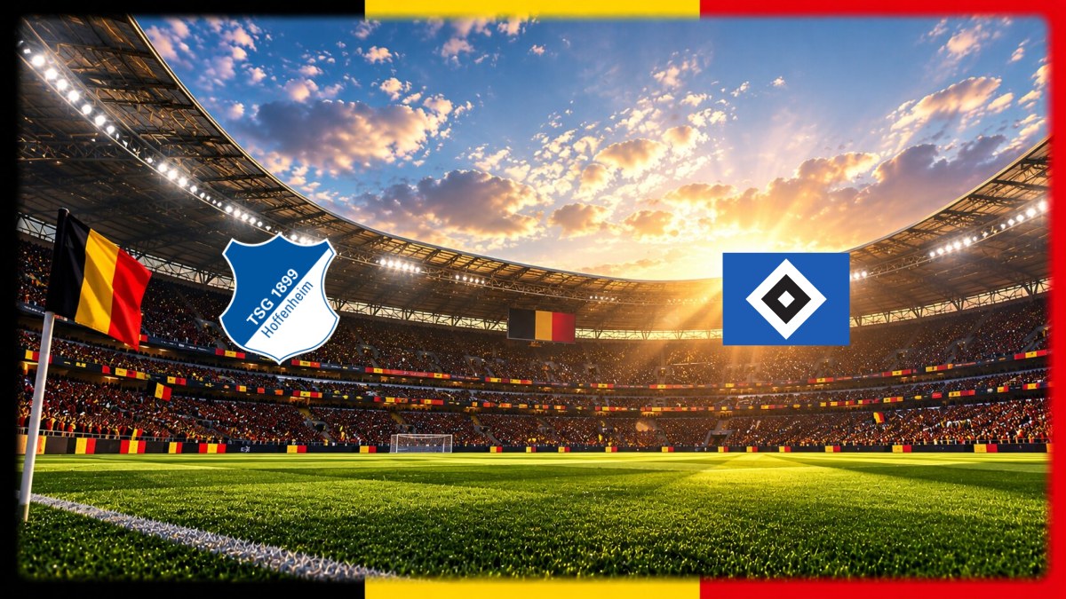 TSG Hoffenheim - Hamburger SV wedstrijdbeeld