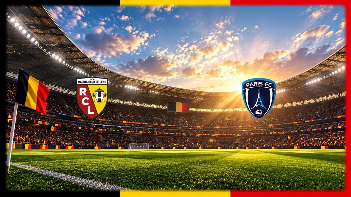 RC Lens - Paris FC wedstrijdbeeld