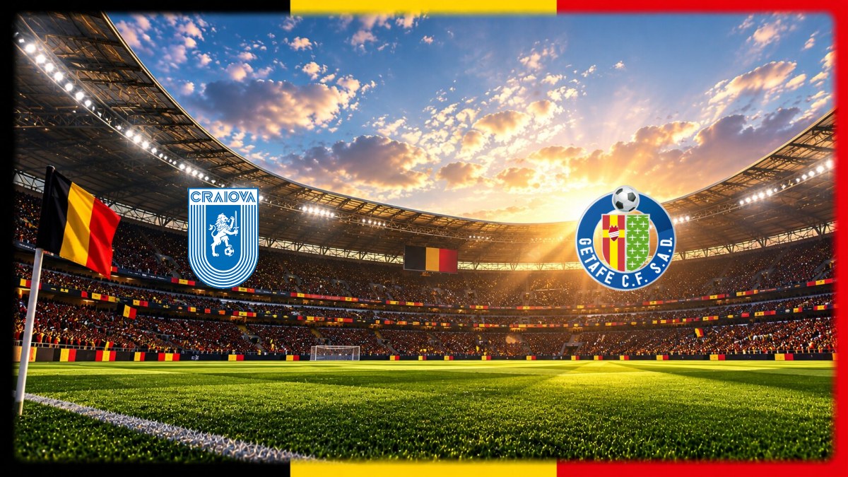 Universitatea Craiova - Getafe wedstrijdbeeld